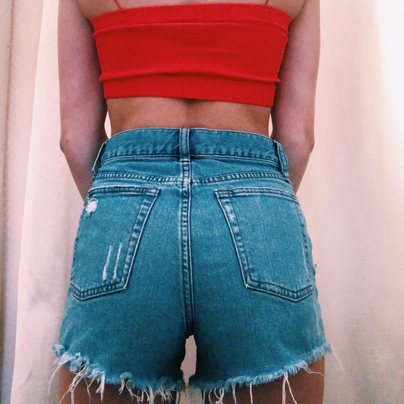 Distressed Jean Shorts - Picture 3 of 3